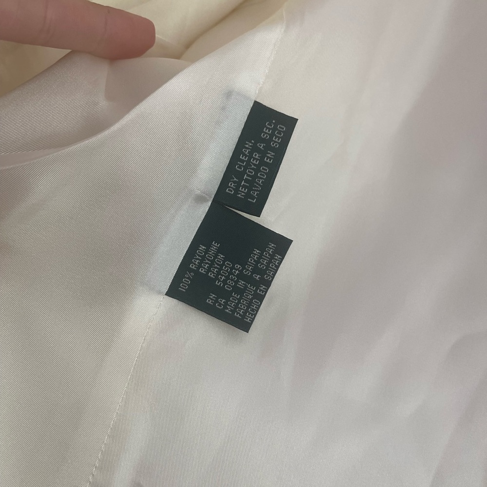 Gorgeous Vintage Ralph Lauren Cream Double Breasted Blazer - 10 - Picture 6 of 6